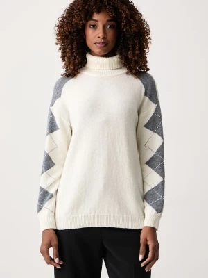 Marella sweter damski z wełną Emme by beżowy