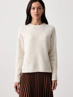 Marella sweter damski z wełną MLLALCALI beżowy