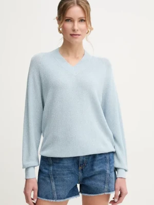Marella sweter DARIO damski kolor niebieski lekki 2513361121200