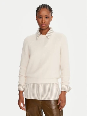 Marella Sweter Digione 2523366414 Écru Regular Fit Kremowy