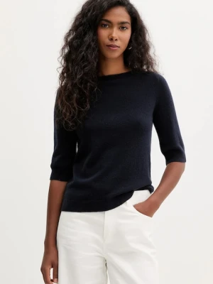 Marella sweter kaszmirowy damski kolor granatowy lekki 2523366271200
