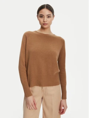 Marella Sweter Spider 2523366354 Brązowy Oversize
