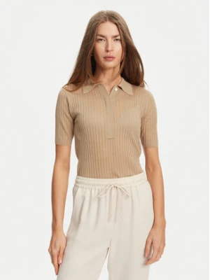 Marella Sweter Torbole 2513361145 Beżowy Slim Fit