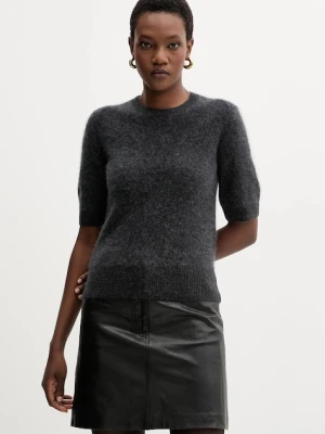 Marella sweter wełniany damski kolor szary lekki 2523366075200