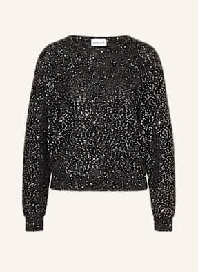 Marella Sweter Z Cekinami grau