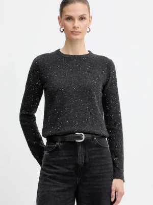 Marella sweter z dodatkiem wełny Emme by Marella damski kolor szary lekki 2525366352200