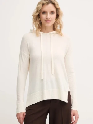 Marella sweter z domieszką wełny Emme by Marella damski kolor beżowy lekki 2525366011200