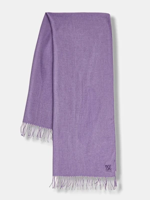 Marella szalik damski kolor fioletowy gładki 2523546067200