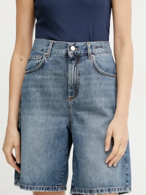 Zdjęcie produktu Marella szorty jeansowe SHORT damskie kolor niebieski gładkie high waist 2513141024200