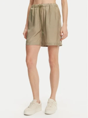 Marella Szorty materiałowe Borbona 2513141025 Zielony Relaxed Fit