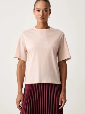 Marella T-shirt damski bawełniany MLSGIURATO różowy