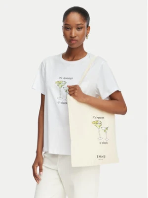 Marella T-Shirt Gola 2615971072 Écru Regular Fit