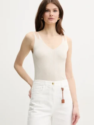 Marella top Emme by Marella damskie kolor beżowy 2515361091200