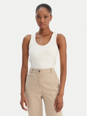 Marella Top Tiglio 2615941051 Écru Slim Fit