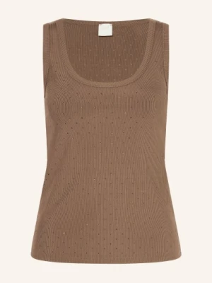 Marella Top Z Kamieniami Ozdobnymi braun