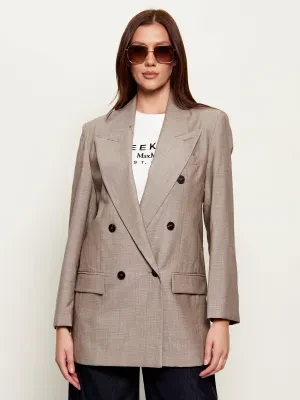 Marella Wełniana marynarka MLLCERA | Loose fit | z dodatkiem jedwabiu