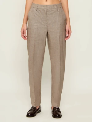 Marella Wełniane spodnie MLLGOLFO | Relaxed fit | z dodatkiem jedwabiu