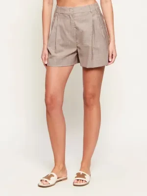 Marella Wełniane szorty MLLACCENNI | Regular Fit | z dodatkiem jedwabiu