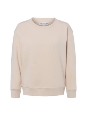 Marie Lund Bluza damska Kobiety Bawełna beżowy jednolity,
