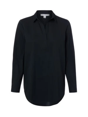 Marie Lund Bluzka damska Kobiety Bawełna czarny jednolity,