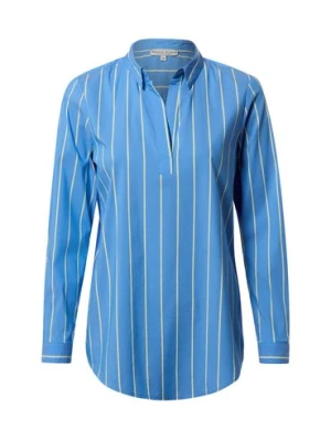 Marie Lund Bluzka damska Kobiety Bawełna niebieski|żółty w paski,