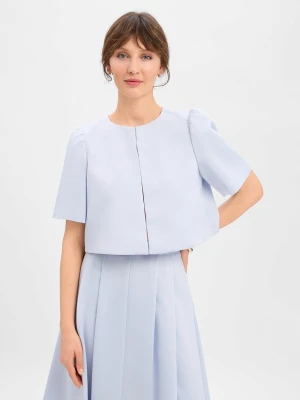 Marie Lund Bolerko Kobiety niebieski jednolity,