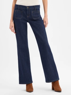 Marie Lund Damsie dżinsy typu bootcut Kobiety Bawełna niebieski