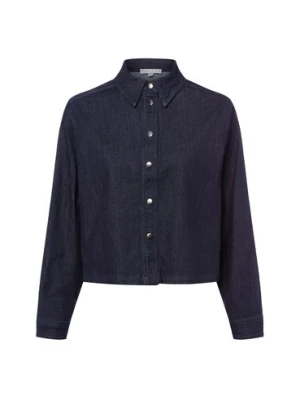 Marie Lund Damska bluzka dżinsowa Kobiety Bawełna niebieski,