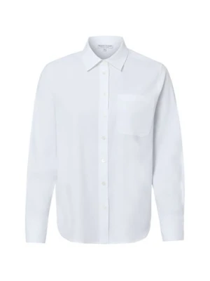 Marie Lund Damska bluzka koszulowa Kobiety Bawełna biały,