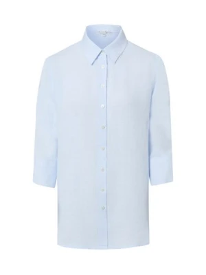 Marie Lund Damska bluzka lniana Kobiety len niebieski,