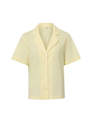 Marie Lund Damska koszulka do piżamy Kobiety Bawełna (100%) żółty jednolity,