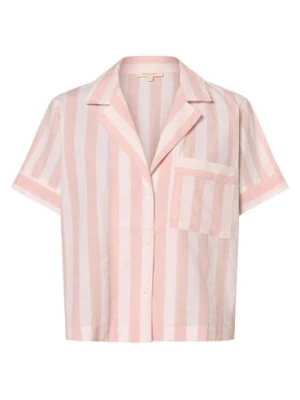 Marie Lund Damska koszulka do piżamy Kobiety różowy|biały w paski,