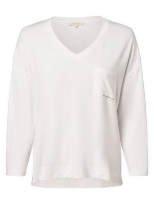 Marie Lund Damska koszulka od piżamy Kobiety Dżersej biały jednolity,