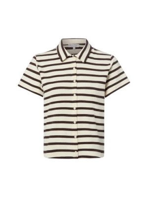 Marie Lund Damska koszulka polo Kobiety Bawełna beżowy|brązowy,