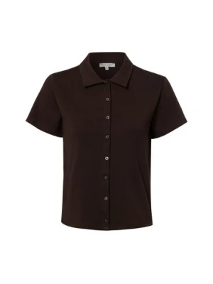 Marie Lund Damska koszulka polo Kobiety Bawełna brązowy,