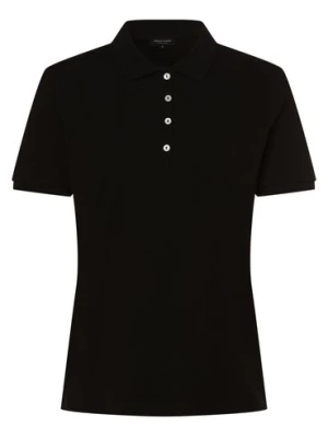 Marie Lund Damska koszulka polo Kobiety Bawełna czarny jednolity,
