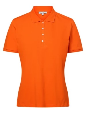 Marie Lund Damska koszulka polo Kobiety Bawełna pomarańczowy jednolity,