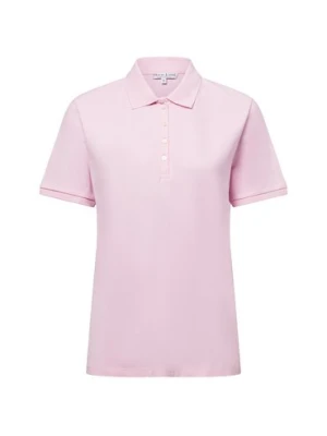 Marie Lund Damska koszulka polo Kobiety Bawełna różowy jednolity,