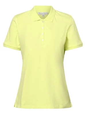 Marie Lund Damska koszulka polo Kobiety Bawełna żółty jednolity,