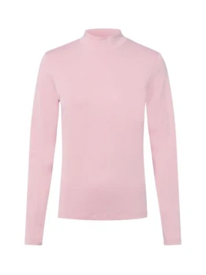 Marie Lund Damska koszulka z długim rękawem Kobiety Dżersej różowy jednolity,