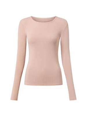 Marie Lund Damska koszulka z długim rękawem Kobiety wiskoza różowy jednolity,