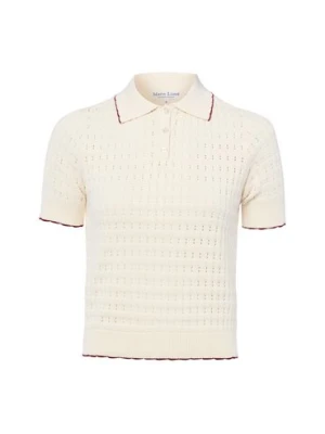 Marie Lund Damska koszulka z dzianiny Kobiety Bawełna (100%) biały jednolity,