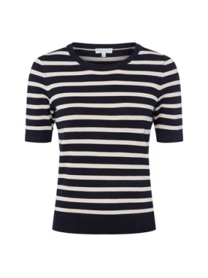 Marie Lund Damska koszulka z dzianiny Kobiety Sztuczne włókno niebieski|biały w paski,