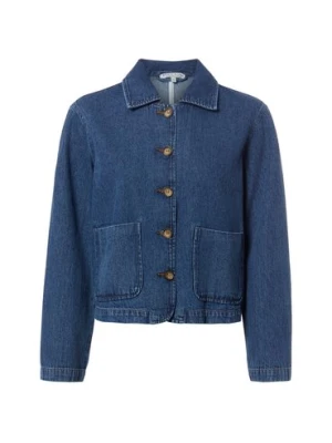 Marie Lund Damska kurtka dżinsowa Kobiety Bawełna (100%) niebieski jednolity,