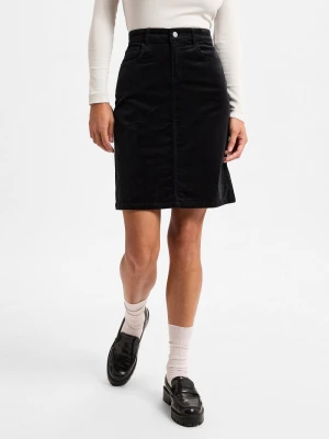 Marie Lund Damska spódnica mini Kobiety Bawełna czarny jednolity,