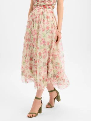 Marie Lund Damska spódnica o linii A Kobiety żółty,