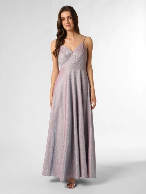 Marie Lund Damska sukienka wieczorowa Kobiety różowy|niebieski|srebrny jednolity,