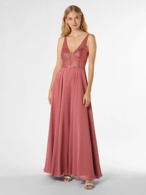 Marie Lund Damska sukienka wieczorowa Kobiety Sztuczne włókno różowy jednolity,