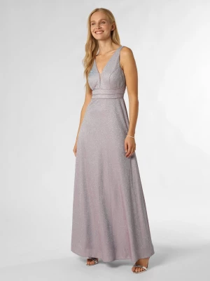 Marie Lund Damska sukienka wieczorowa Kobiety Sztuczne włókno srebrny|niebieski|różowy jednolity,