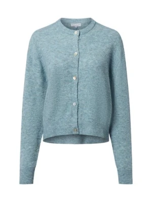 Marie Lund Damski kardigan z zawartością wełny i moheru Kobiety niebieski marmurkowy, XS/S